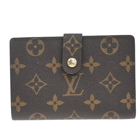 LOUIS VUITTON Portefeuille Viennois Bifold Wallet Monogram Brown M61674 65EF846 - Picture 1 of 13